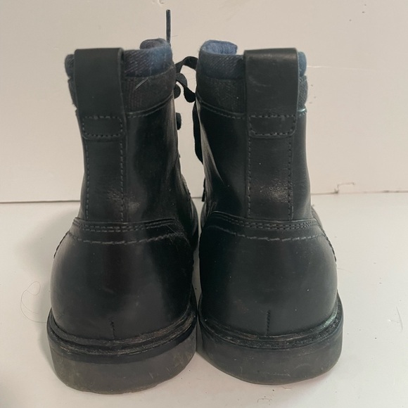 ALDO Men’s Black Leather Lace-Up Boots - Size 10 - Picture 5 of 11